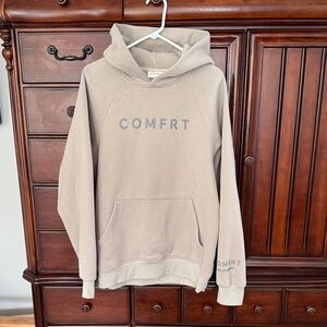 Comfrt Beige Men's Hoodie